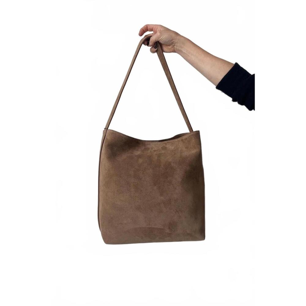 NEW AESTHER EKME women's sac supple handbag in suede date